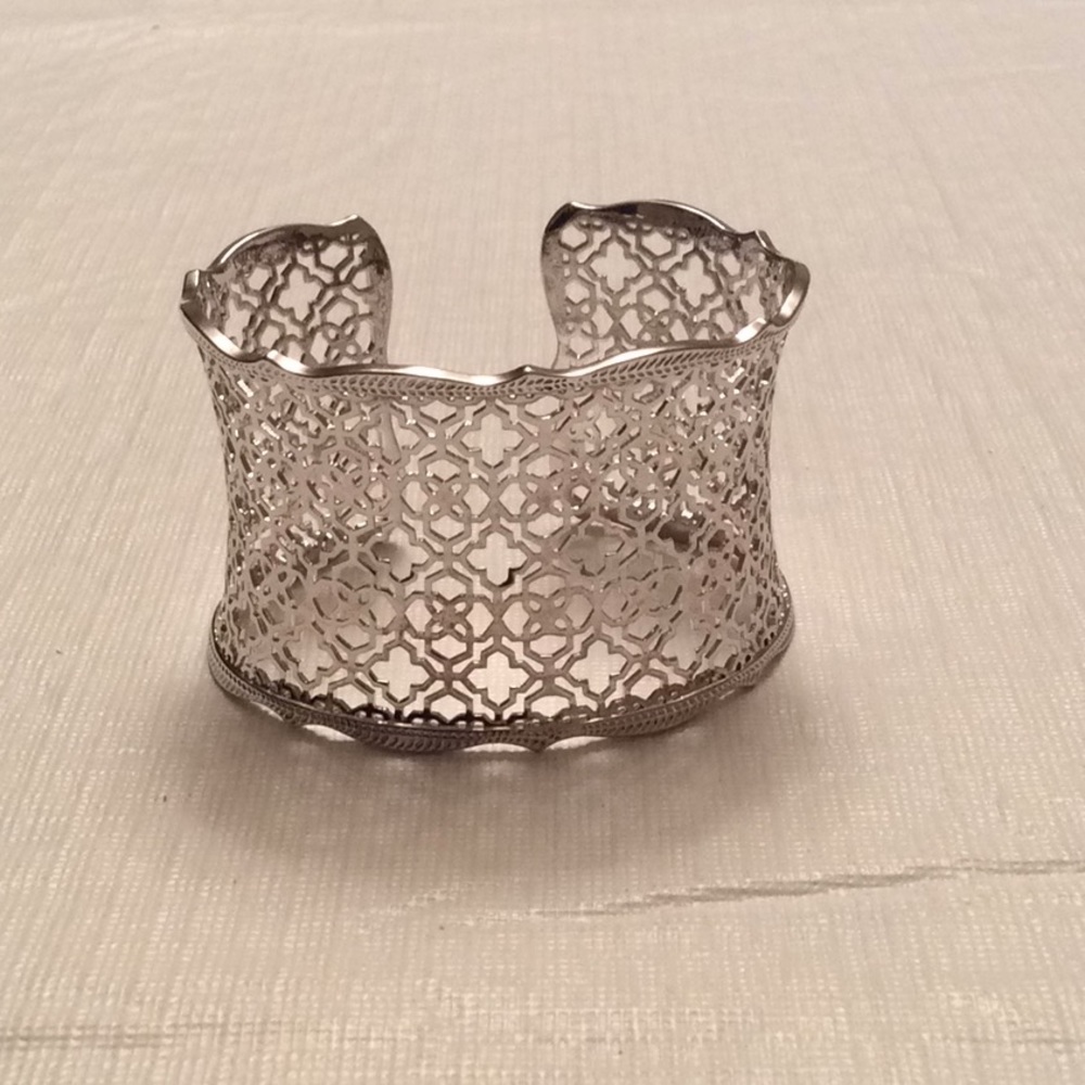 Kendra Scott Candice Silvertone Cuff Bracelet